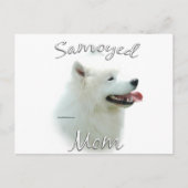 Samoyed Moeder 2 Briefkaart (Voorkant)