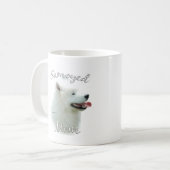 Samoyed Moeder 2 Koffiemok (Voorkant links)