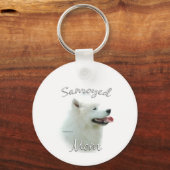 Samoyed Moeder 2 Sleutelhanger (Achterkant)