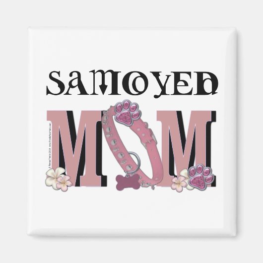 Samoyed MOM Magneet (Voorkant)