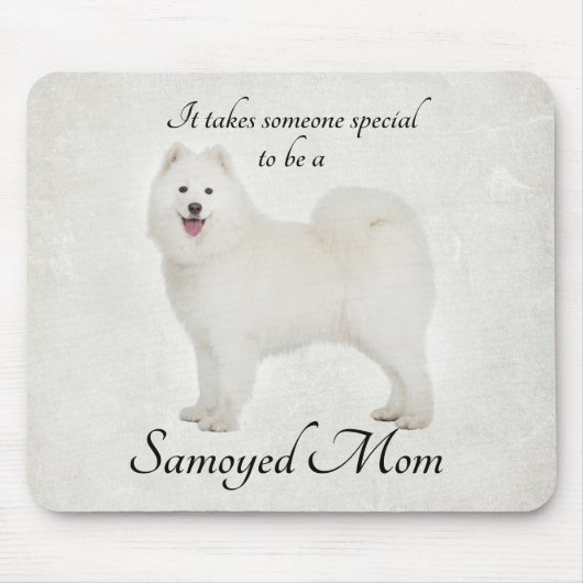 Samoyed Mousepad Muismat (Voorkant)