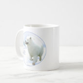Samoyed Noel Koffiemok (Voorkant links)