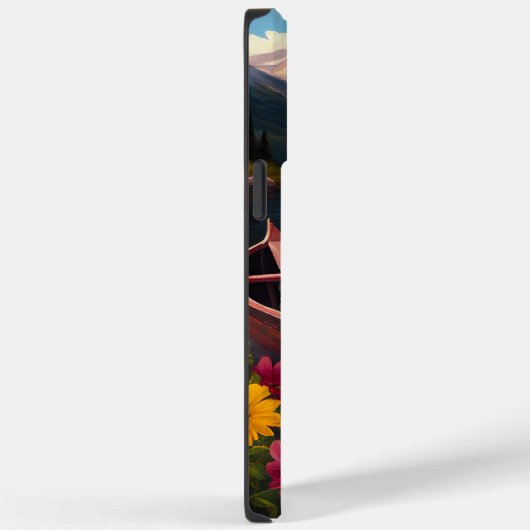 Samoyed op een peddel: een Schilderachtig avontuur Case-Mate iPhone Case (Achterkant / Rechts)