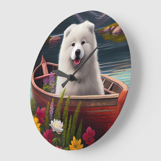 Samoyed op een peddel: een Schilderachtig avontuur Grote Klok (Hoek)