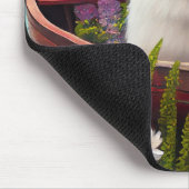 Samoyed op een peddel: een Schilderachtig avontuur Muismat (Hoek)