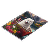 Samoyed op een peddel: een Schilderachtig avontuur Notitieboek (Linkerzijde)