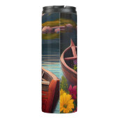 Samoyed op een peddel: een Schilderachtig avontuur Thermosbeker (Achterkant)