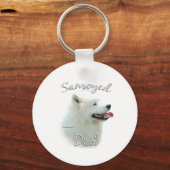Samoyed Pa 2 Sleutelhanger (Voorkant)