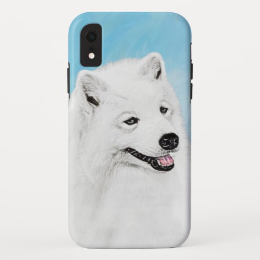 Samoyed Painting - Cute Original Dog Art Case-Mate iPhone Case (Achterkant)