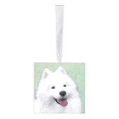 Samoyed Painting - Cute Original Dog Art Decoratie (Rechts)
