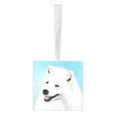 Samoyed Painting - Cute Original Dog Art Decoratie (Rechts)