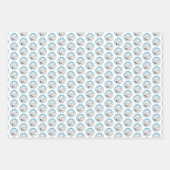 Samoyed Painting - Cute Original Dog Art Inpakpapier Vel (Voorkant 2)