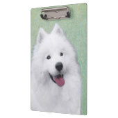 Samoyed Painting - Cute Original Dog Art Klembord (Links)