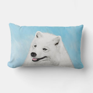 Samoyed Painting - Cute Original Dog Art Kussen
