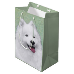Samoyed Painting - Cute Original Dog Art Medium Cadeauzakje