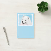 Samoyed Painting - Cute Original Dog Art Post-it® Notes (Kantoor)