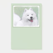 Samoyed Painting - Cute Original Dog Art Post-it® Notes (Voorkant)
