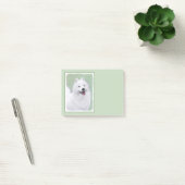 Samoyed Painting - Cute Original Dog Art Post-it® Notes (Kantoor)