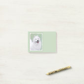 Samoyed Painting - Cute Original Dog Art Post-it® Notes (Op bureau)