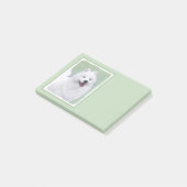 Samoyed Painting - Cute Original Dog Art Post-it® Notes (Schuin)