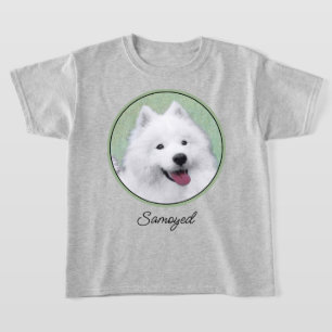 Samoyed Painting - Cute Original Dog Art T-shirt