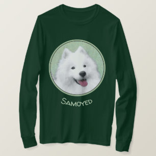 Samoyed Painting - Cute Original Dog Art T-shirt