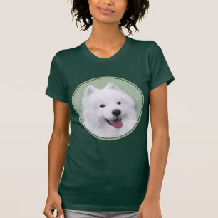 Samoyed Painting - Cute Original Dog Art T-shirt
