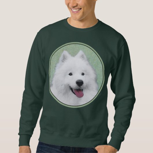Samoyed Painting - Cute Original Dog Art Trui (Voorkant)