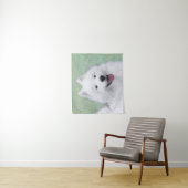 Samoyed Painting - Cute Original Dog Art Wandkleed (In situ)