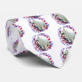 Samoyed Patriot Stropdas (Opgerold)