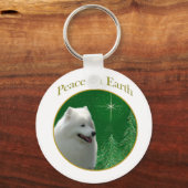 Samoyed Peace Sleutelhanger (Voorkant)