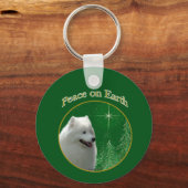 Samoyed Peace Sleutelhanger (Achterkant)