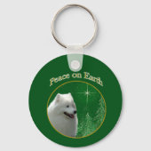 Samoyed Peace Sleutelhanger (Achterkant)