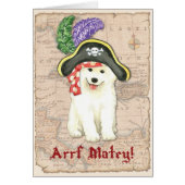 Samoyed Pirate Kaart (Voorkant)