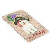 Samoyed Pirate Magneet (Rechterzijde)