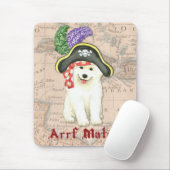 Samoyed Pirate Muismat (Met muis)