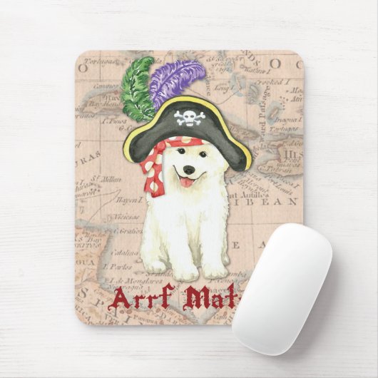 Samoyed Pirate Muismat (Met muis)