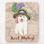 Samoyed Pirate Muismat (Voorkant)