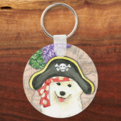 Samoyed Pirate Sleutelhanger (Voorkant)