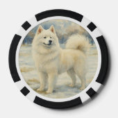 Samoyed Poker Chips (Achterkant)