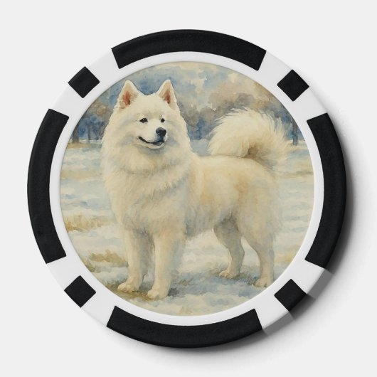 Samoyed Poker Chips (Achterkant)