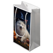 Samoyed pompoenen Halloween eng Klein Cadeauzakje (Voorkant Gekanteld)
