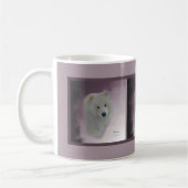 Samoyed Portrait; Klassieke koffie-Mok Koffiemok (Links)