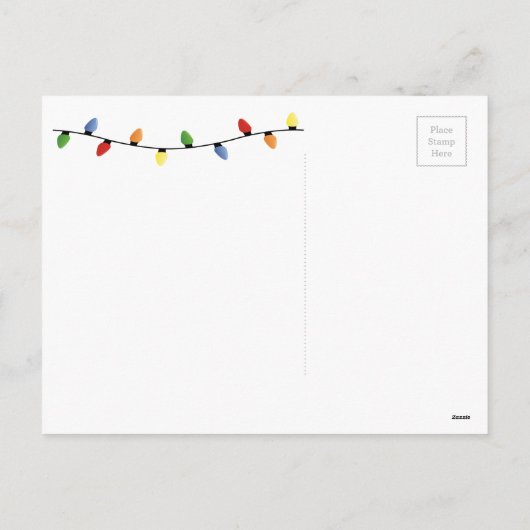 Samoyed Prettige feestdagen (Achterkant)