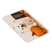 Samoyed Pumpkin Spice Magneet (Rechterzijde)