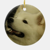 Samoyed Puppy Ornament (Achterkant)