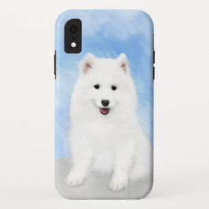 Samoyed Puppy Painting - Cute Original Dog Art Case-Mate iPhone Case