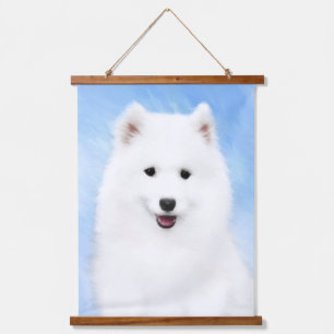Samoyed Puppy Painting - Cute Original Dog Art Hangend Wandkleed