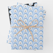 Samoyed Puppy Painting - Cute Original Dog Art Inpakpapier Vel (In situ)