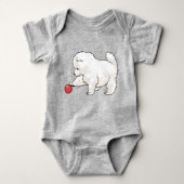 Samoyed Puppy Romper (Voorkant)